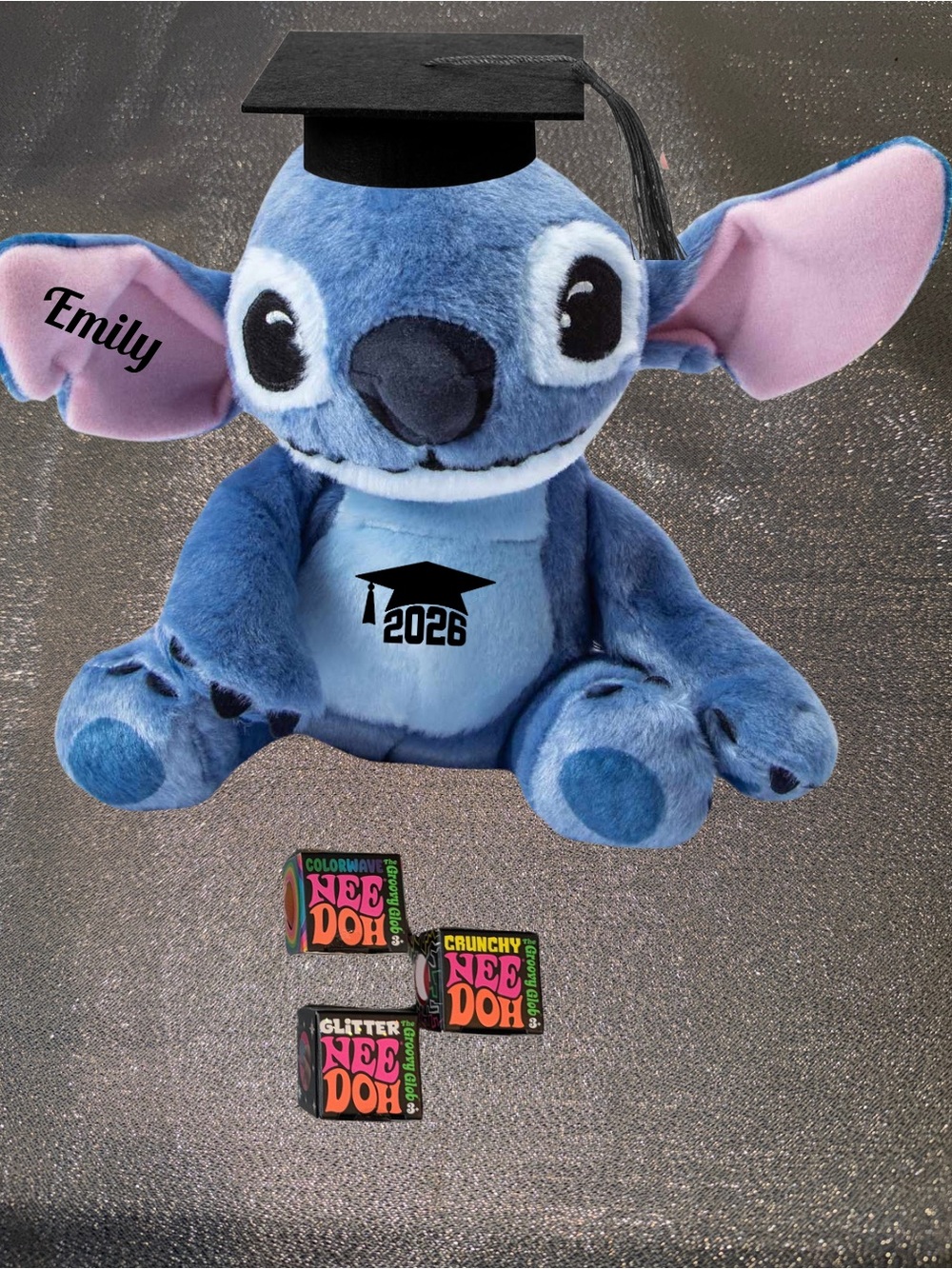 1 NeeDoh & 1 Personalized Stitch For Graduation